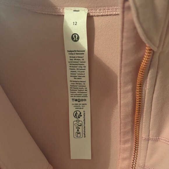 Lululemon Athletica Light Pink Jacket - Picture 2 of 4